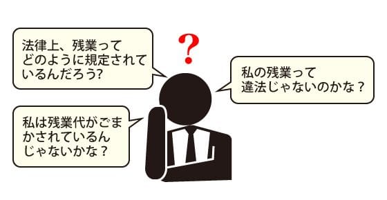 労働基準法上の残業についてありがちな悩み